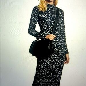 Ted baker leopard print body con dress in size 2=M NWOT